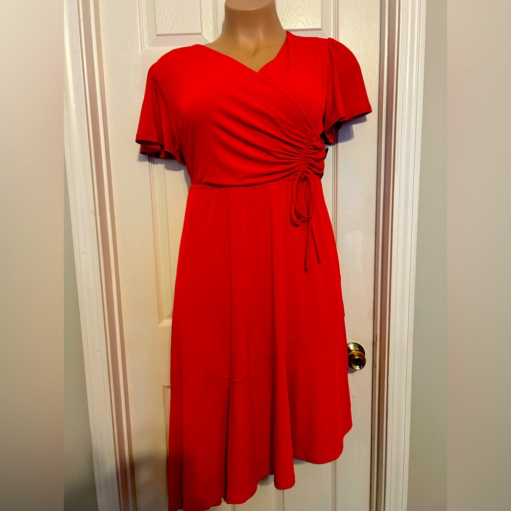Elegant Red Women's Dress